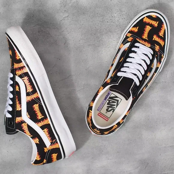 Thrasher x Vans Collab Old Skool NEW - Picture 2 of 4